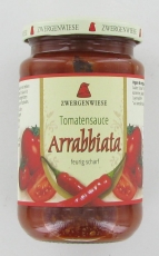 Tomatensauce Arrabbiata,  Zwergenwiese, Bio, 340 ml