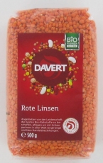 Rote Linsen,  Bio, Davert, 500 g