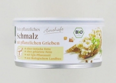 Schmalz mit pflanzlichen Grieben,  Bio, Egle, 100 g