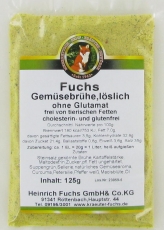 Gemsebrhe, lslich, ohne Glutamat, 125 g