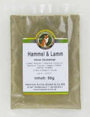 Hammel- und Lammgewrz, Gewrzmischung, ohne Glutamat, 50 g