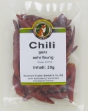 Chili, ganz, 20 g