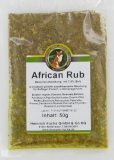 African Rub, scharfe, sdafrikanische Gewrzmischung, 50 g